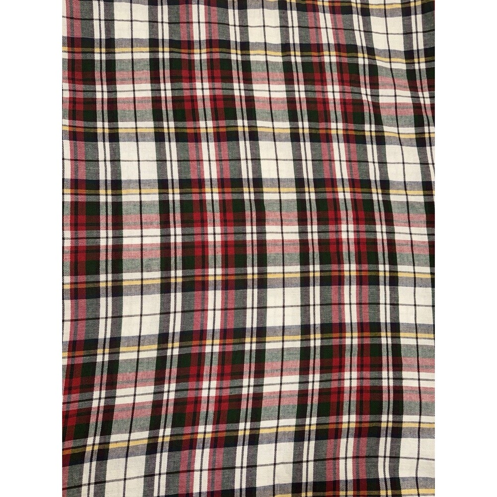 Pottery Barn Full/Queen Duvet Cover + 2 Pillowcases Denver Red Tartan Plaid Xmas - Picture 14 of 14